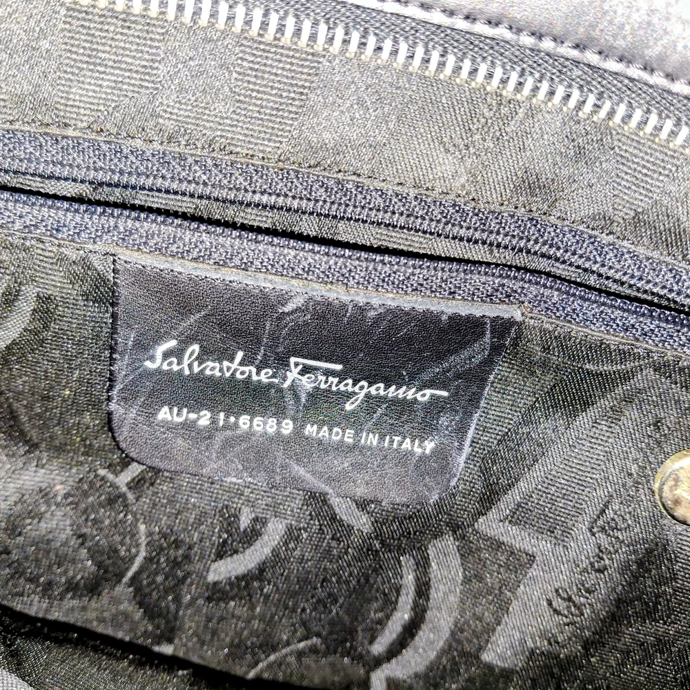 Salvatore Ferragamo Black Fabric Interior - Picture 3 of 8